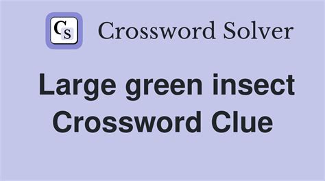 detecting crossword clue|bug buster 11 letters.